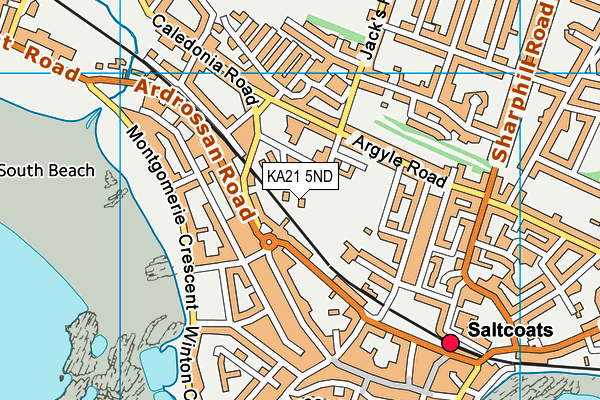 KA21 5ND map - OS VectorMap District (Ordnance Survey) KA21 5ND map - OS VectorMap District (Ordnance Survey)