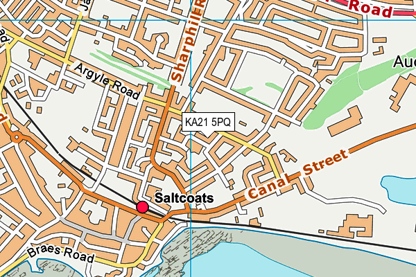 KA21 5PQ map - OS VectorMap District (Ordnance Survey) KA21 5PQ map - OS VectorMap District (Ordnance Survey)