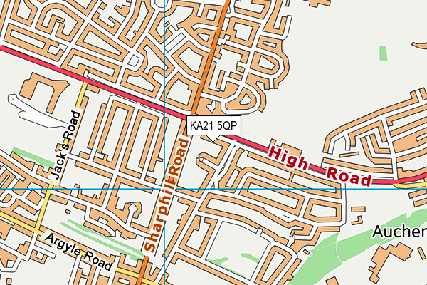 KA21 5QP map - OS VectorMap District (Ordnance Survey) KA21 5QP map - OS VectorMap District (Ordnance Survey)