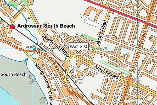 KA21 5TQ map - OS VectorMap District (Ordnance Survey) KA21 5TQ map - OS VectorMap District (Ordnance Survey)