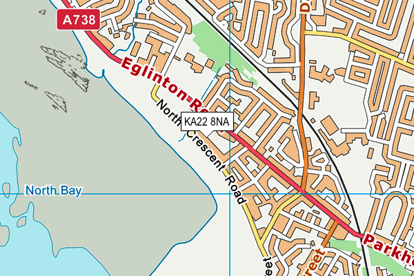 KA22 8NA map - OS VectorMap District (Ordnance Survey) KA22 8NA map - OS VectorMap District (Ordnance Survey)