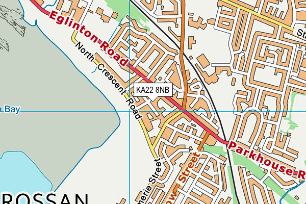 KA22 8NB map - OS VectorMap District (Ordnance Survey) KA22 8NB map - OS VectorMap District (Ordnance Survey)