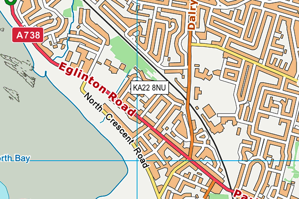 KA22 8NU map - OS VectorMap District (Ordnance Survey) KA22 8NU map - OS VectorMap District (Ordnance Survey)