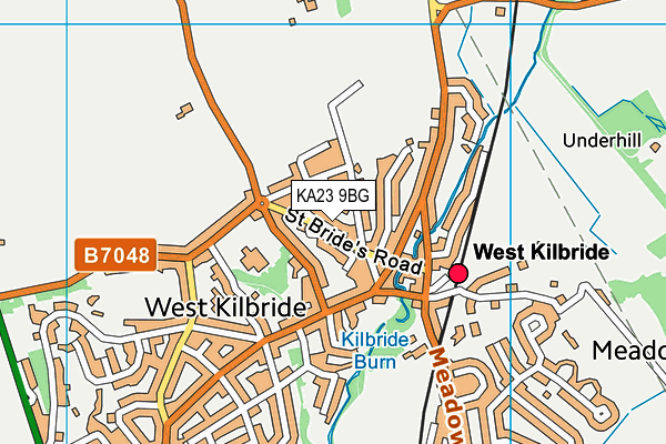 KA23 9BG map - OS VectorMap District (Ordnance Survey) KA23 9BG map - OS VectorMap District (Ordnance Survey)