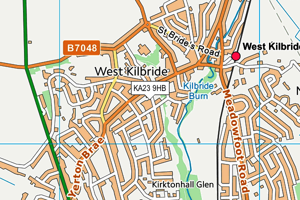 KA23 9HB map - OS VectorMap District (Ordnance Survey) KA23 9HB map - OS VectorMap District (Ordnance Survey)