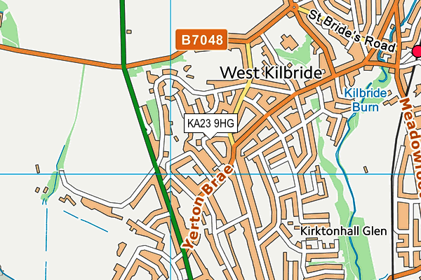KA23 9HG map - OS VectorMap District (Ordnance Survey) KA23 9HG map - OS VectorMap District (Ordnance Survey)