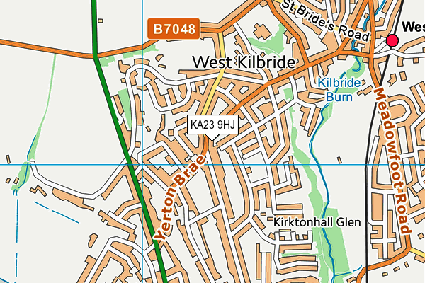 KA23 9HJ map - OS VectorMap District (Ordnance Survey) KA23 9HJ map - OS VectorMap District (Ordnance Survey)