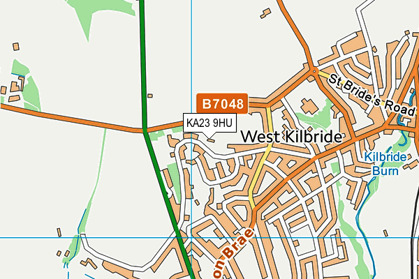 KA23 9HU map - OS VectorMap District (Ordnance Survey) KA23 9HU map - OS VectorMap District (Ordnance Survey)