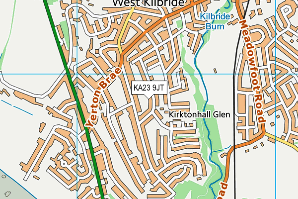 KA23 9JT map - OS VectorMap District (Ordnance Survey) KA23 9JT map - OS VectorMap District (Ordnance Survey)