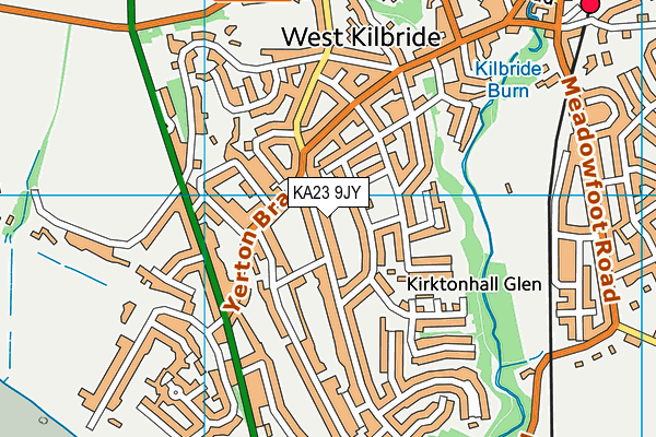 KA23 9JY map - OS VectorMap District (Ordnance Survey) KA23 9JY map - OS VectorMap District (Ordnance Survey)