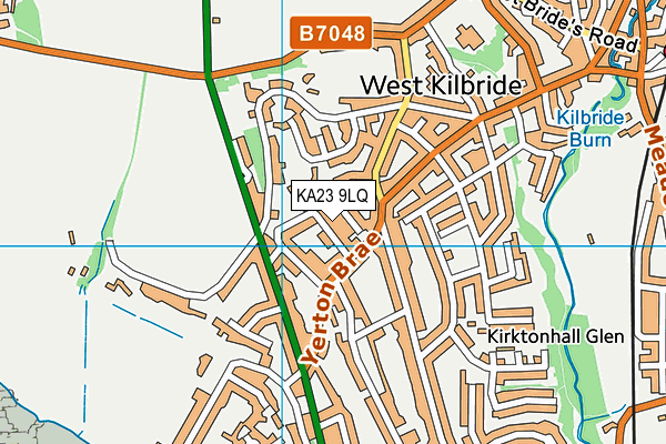 KA23 9LQ map - OS VectorMap District (Ordnance Survey) KA23 9LQ map - OS VectorMap District (Ordnance Survey)