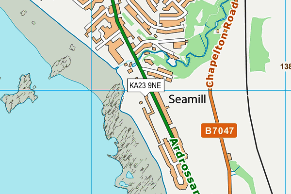 KA23 9NE map - OS VectorMap District (Ordnance Survey) KA23 9NE map - OS VectorMap District (Ordnance Survey)