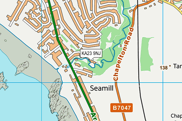 KA23 9NJ map - OS VectorMap District (Ordnance Survey) KA23 9NJ map - OS VectorMap District (Ordnance Survey)