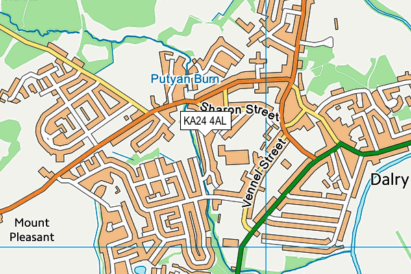 KA24 4AL map - OS VectorMap District (Ordnance Survey) KA24 4AL map - OS VectorMap District (Ordnance Survey)