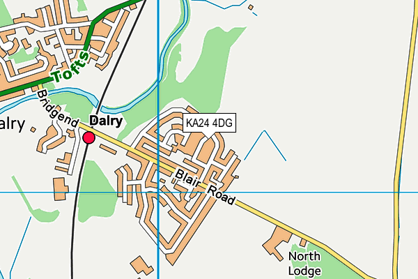 KA24 4DG map - OS VectorMap District (Ordnance Survey) KA24 4DG map - OS VectorMap District (Ordnance Survey)
