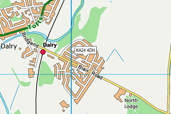 KA24 4DH map - OS VectorMap District (Ordnance Survey) KA24 4DH map - OS VectorMap District (Ordnance Survey)
