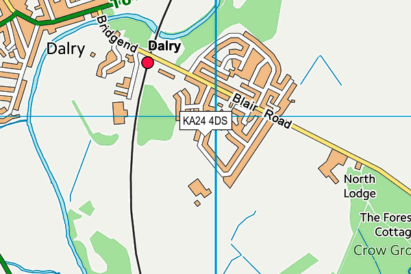KA24 4DS map - OS VectorMap District (Ordnance Survey) KA24 4DS map - OS VectorMap District (Ordnance Survey)