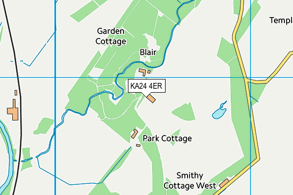 KA24 4ER map - OS VectorMap District (Ordnance Survey) KA24 4ER map - OS VectorMap District (Ordnance Survey)
