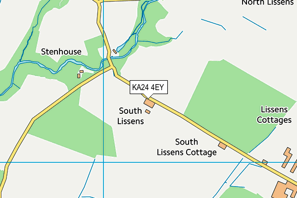 KA24 4EY map - OS VectorMap District (Ordnance Survey) KA24 4EY map - OS VectorMap District (Ordnance Survey)