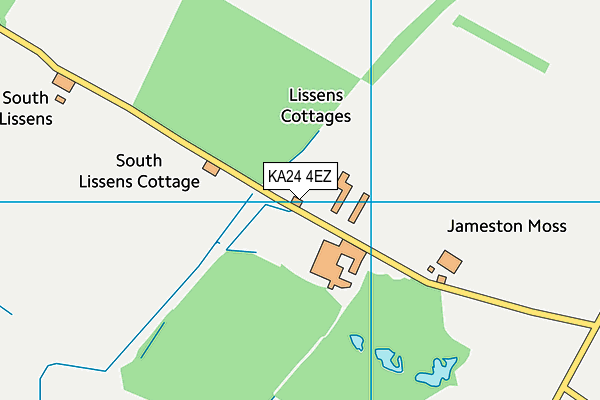 KA24 4EZ map - OS VectorMap District (Ordnance Survey) KA24 4EZ map - OS VectorMap District (Ordnance Survey)