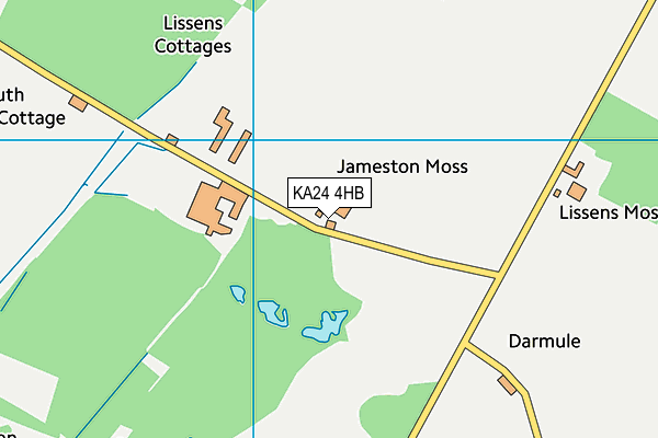 KA24 4HB map - OS VectorMap District (Ordnance Survey) KA24 4HB map - OS VectorMap District (Ordnance Survey)