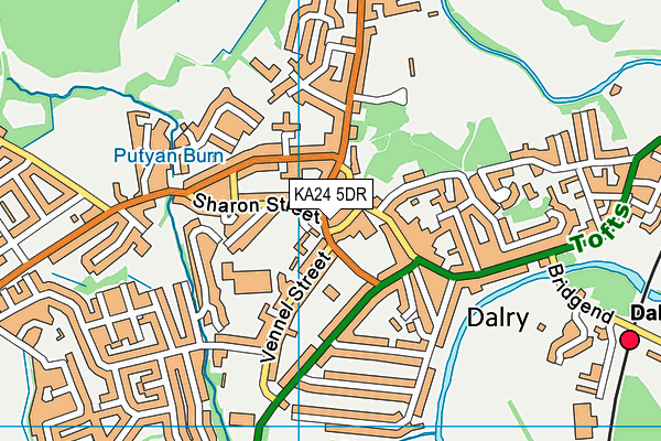 KA24 5DR map - OS VectorMap District (Ordnance Survey) KA24 5DR map - OS VectorMap District (Ordnance Survey)