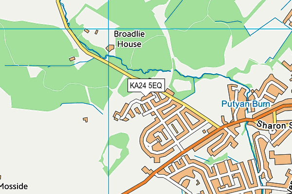 KA24 5EQ map - OS VectorMap District (Ordnance Survey) KA24 5EQ map - OS VectorMap District (Ordnance Survey)