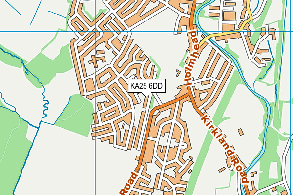 KA25 6DD map - OS VectorMap District (Ordnance Survey) KA25 6DD map - OS VectorMap District (Ordnance Survey)