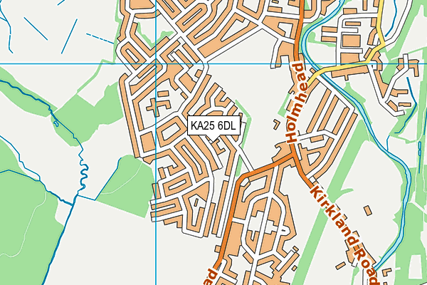 KA25 6DL map - OS VectorMap District (Ordnance Survey) KA25 6DL map - OS VectorMap District (Ordnance Survey)