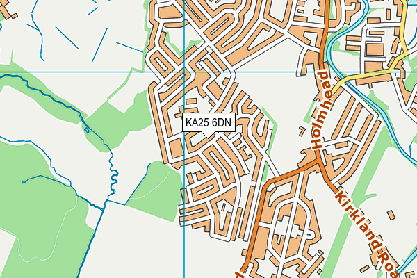 KA25 6DN map - OS VectorMap District (Ordnance Survey) KA25 6DN map - OS VectorMap District (Ordnance Survey)