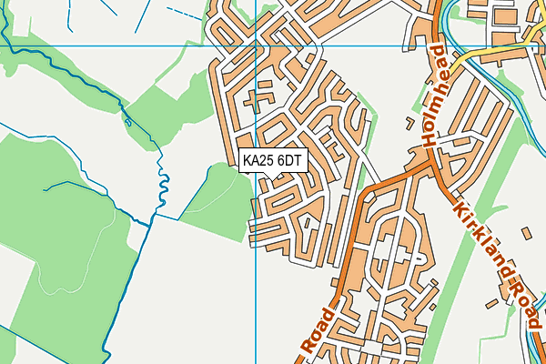 KA25 6DT map - OS VectorMap District (Ordnance Survey) KA25 6DT map - OS VectorMap District (Ordnance Survey)
