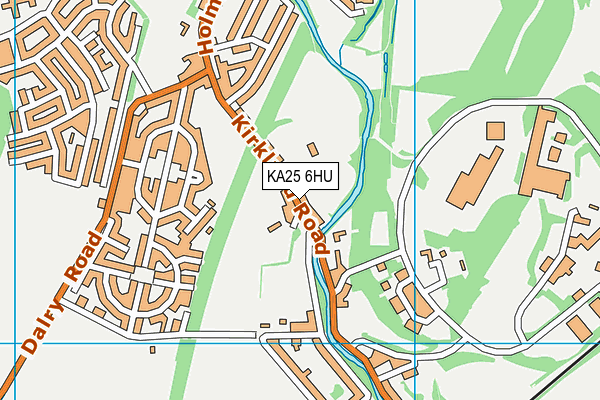KA25 6HU map - OS VectorMap District (Ordnance Survey) KA25 6HU map - OS VectorMap District (Ordnance Survey)