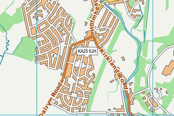 KA25 6JH map - OS VectorMap District (Ordnance Survey) KA25 6JH map - OS VectorMap District (Ordnance Survey)