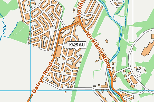KA25 6JJ map - OS VectorMap District (Ordnance Survey) KA25 6JJ map - OS VectorMap District (Ordnance Survey)