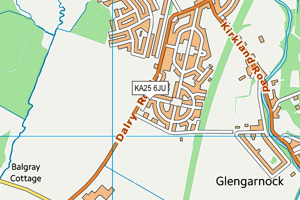 KA25 6JU map - OS VectorMap District (Ordnance Survey) KA25 6JU map - OS VectorMap District (Ordnance Survey)