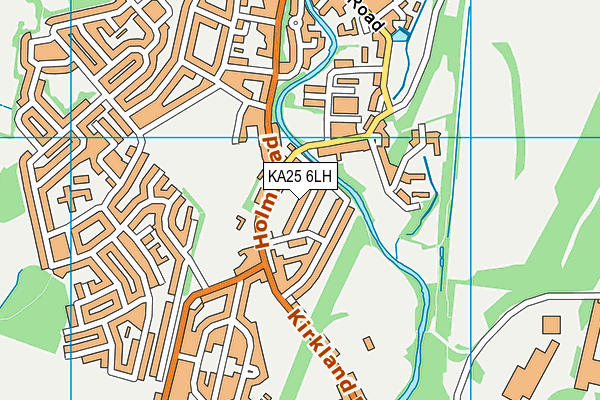 KA25 6LH map - OS VectorMap District (Ordnance Survey) KA25 6LH map - OS VectorMap District (Ordnance Survey)