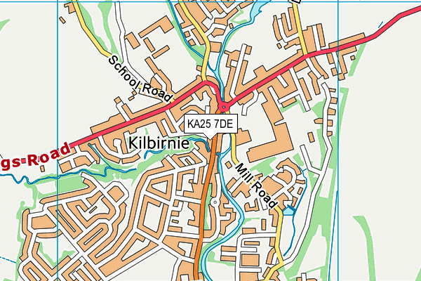 KA25 7DE map - OS VectorMap District (Ordnance Survey) KA25 7DE map - OS VectorMap District (Ordnance Survey)