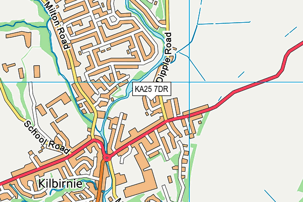 KA25 7DR map - OS VectorMap District (Ordnance Survey) KA25 7DR map - OS VectorMap District (Ordnance Survey)