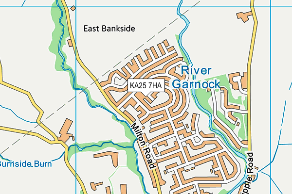 KA25 7HA map - OS VectorMap District (Ordnance Survey) KA25 7HA map - OS VectorMap District (Ordnance Survey)