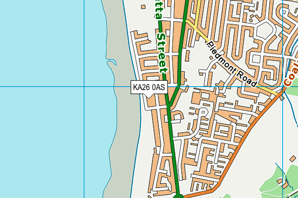 KA26 0AS map - OS VectorMap District (Ordnance Survey) KA26 0AS map - OS VectorMap District (Ordnance Survey)