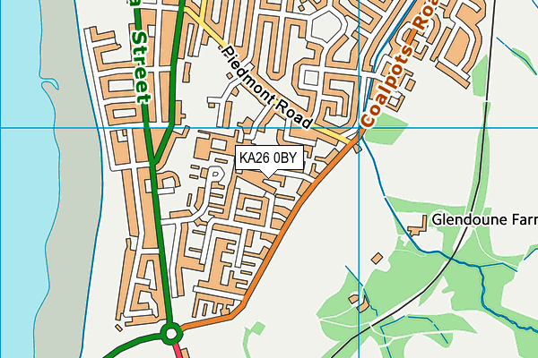 KA26 0BY map - OS VectorMap District (Ordnance Survey) KA26 0BY map - OS VectorMap District (Ordnance Survey)