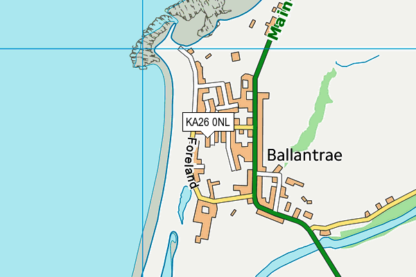 KA26 0NL map - OS VectorMap District (Ordnance Survey) KA26 0NL map - OS VectorMap District (Ordnance Survey)