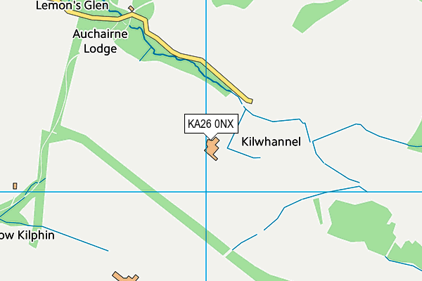 KA26 0NX map - OS VectorMap District (Ordnance Survey) KA26 0NX map - OS VectorMap District (Ordnance Survey)