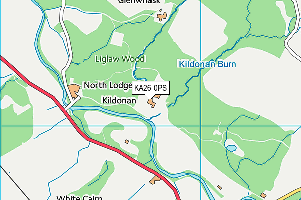 KA26 0PS map - OS VectorMap District (Ordnance Survey) KA26 0PS map - OS VectorMap District (Ordnance Survey)