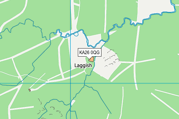 KA26 0QG map - OS VectorMap District (Ordnance Survey) KA26 0QG map - OS VectorMap District (Ordnance Survey)