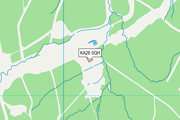 KA26 0QH map - OS VectorMap District (Ordnance Survey) KA26 0QH map - OS VectorMap District (Ordnance Survey)