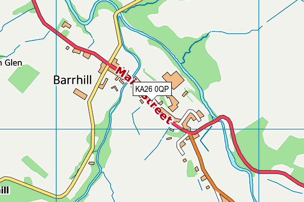 KA26 0QP map - OS VectorMap District (Ordnance Survey) KA26 0QP map - OS VectorMap District (Ordnance Survey)