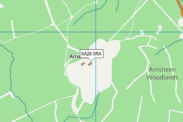 KA26 0RA map - OS VectorMap District (Ordnance Survey) KA26 0RA map - OS VectorMap District (Ordnance Survey)