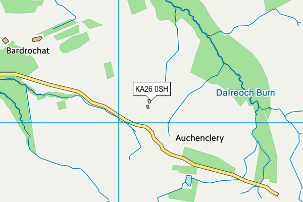 KA26 0SH map - OS VectorMap District (Ordnance Survey) KA26 0SH map - OS VectorMap District (Ordnance Survey)