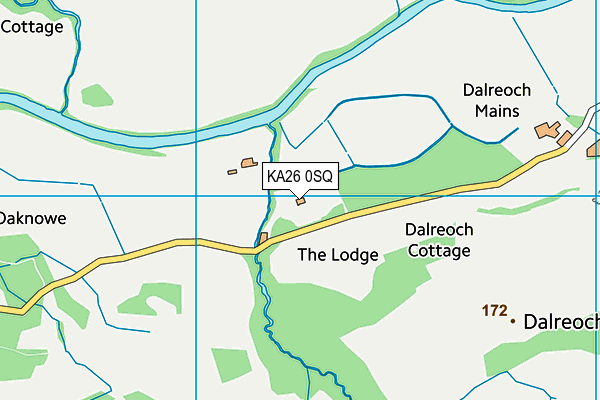 KA26 0SQ map - OS VectorMap District (Ordnance Survey) KA26 0SQ map - OS VectorMap District (Ordnance Survey)